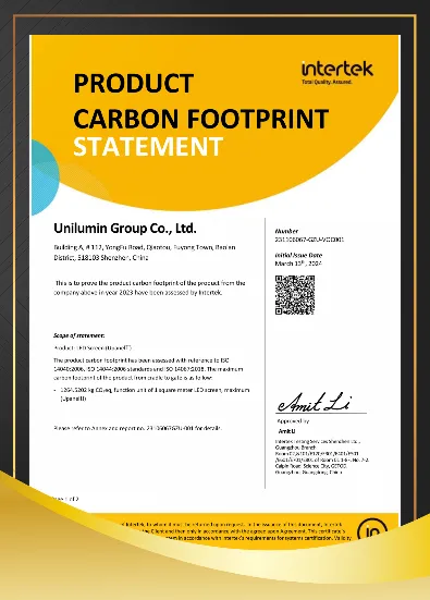 LAMPRO Achieves Dual Carbon Footprint Certification