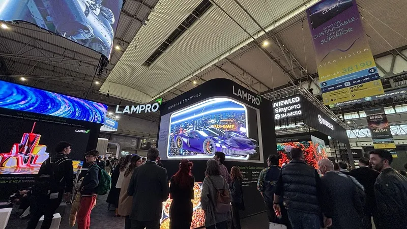 LAMPRO Shines at ISE 2025, Showcasing Cutting-Edge LED Innovations
