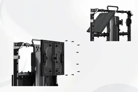 LAMPRO LED display allow rear and front easy maintenance