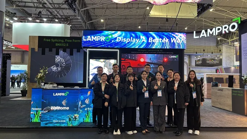LAMPRO Shines at ISE 2025, Showcasing Cutting-Edge LED Innovations