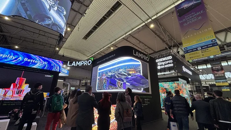 LAMPRO Shines at ISE 2025, Showcasing Cutting-Edge LED Innovations