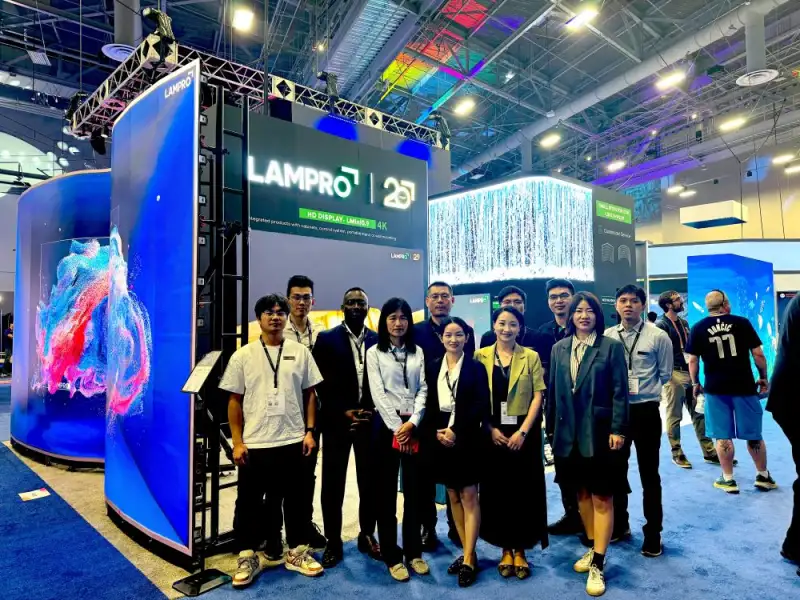 LAMPRO Shined at InfoComm USA 2024 with Innovative LED Products