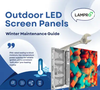[2026 Guide] How to Protect Outdoor LED Screen Panels from Snow & Low Temperature?