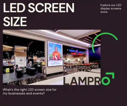 The Be All End All Guide for LED Screen Size