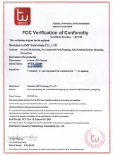 FCC Certificate