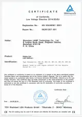 LVD Certificate